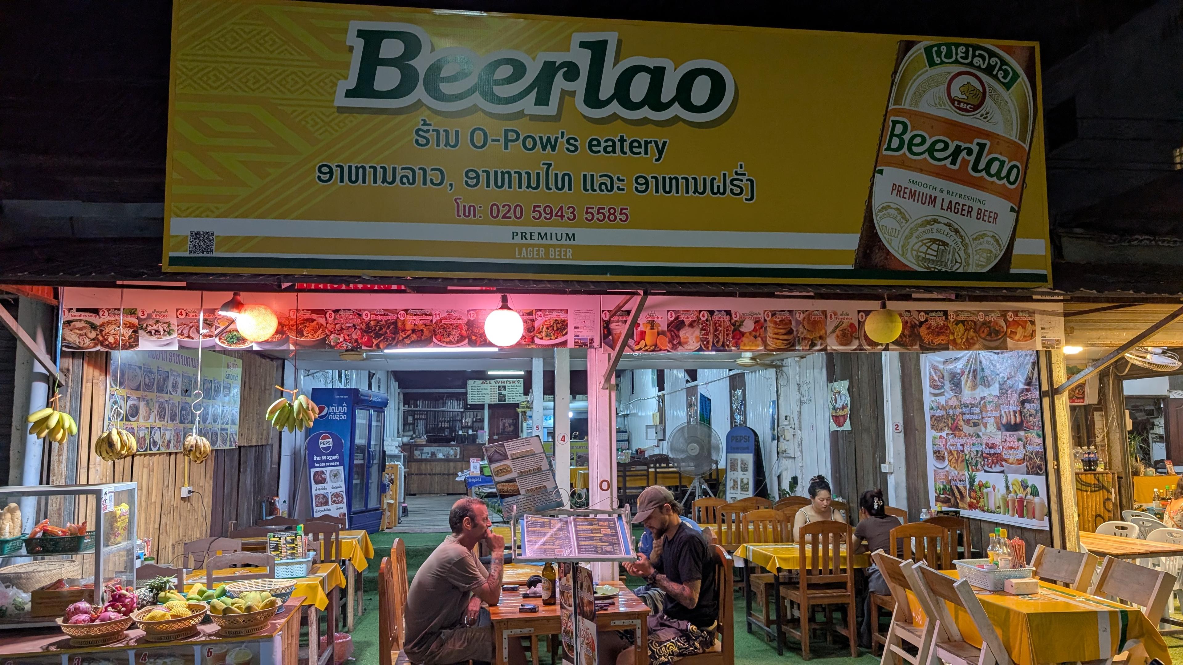 O-Pow Restaurant storefront